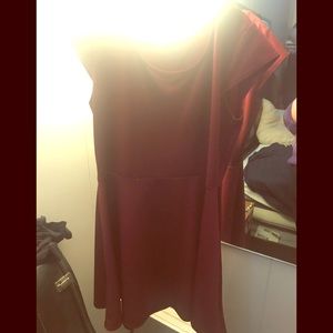 A line burgundy dress size 18/20